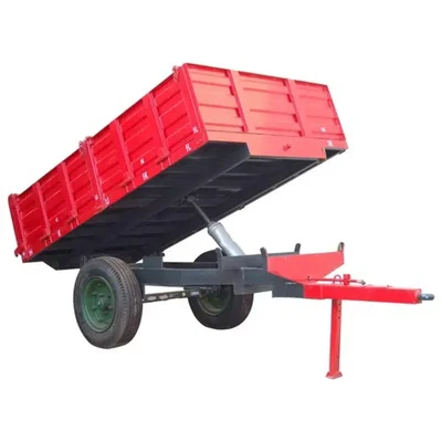 Tractor Operated 3 Side Tipping Trolley, Capacity: 5 to 80 Ton